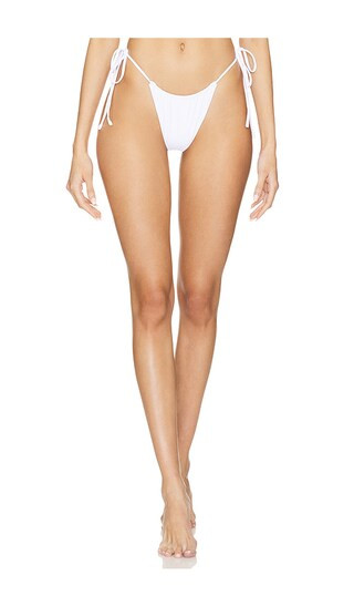 Marley Bikini Bottom in White | Revolve Clothing (Global)