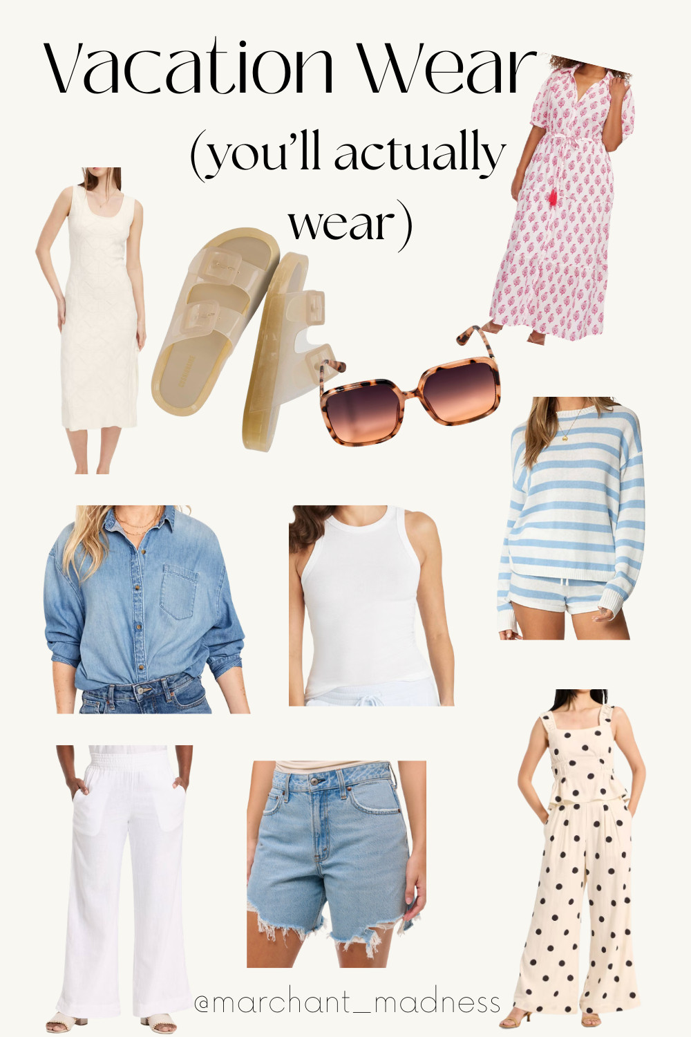 "POV: You actually love everything you packed. 🛍️ Putting together a realistic vacation wardrobe that looks good and feels comfortable. 🔥 #StyleTips #LTKswim #LTKtravel #LTKswim #LTKunder50 #LTKsale #VacationCapsule #SummerStyle #PackLight #RealStyle 

 