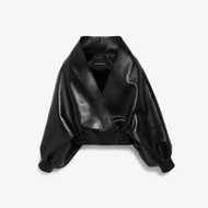 Women's Wrap Jacket in Black | Balenciaga CA