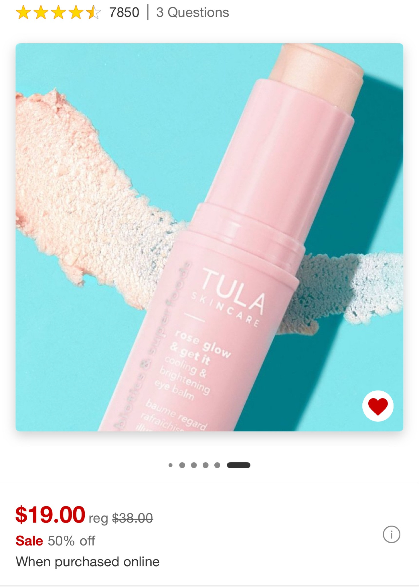 I’ve never seen this go 50% off! I use this eye balm every day!!! It’s refreshing, hydrating, and adds a soft glow that makes you look more awake. 

#LTKBeauty #LTKCyberWeek #LTKSaleAlert