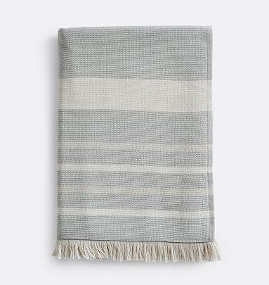Organic Cotton Quick Dry Striped Terry Towel | Rejuvenation