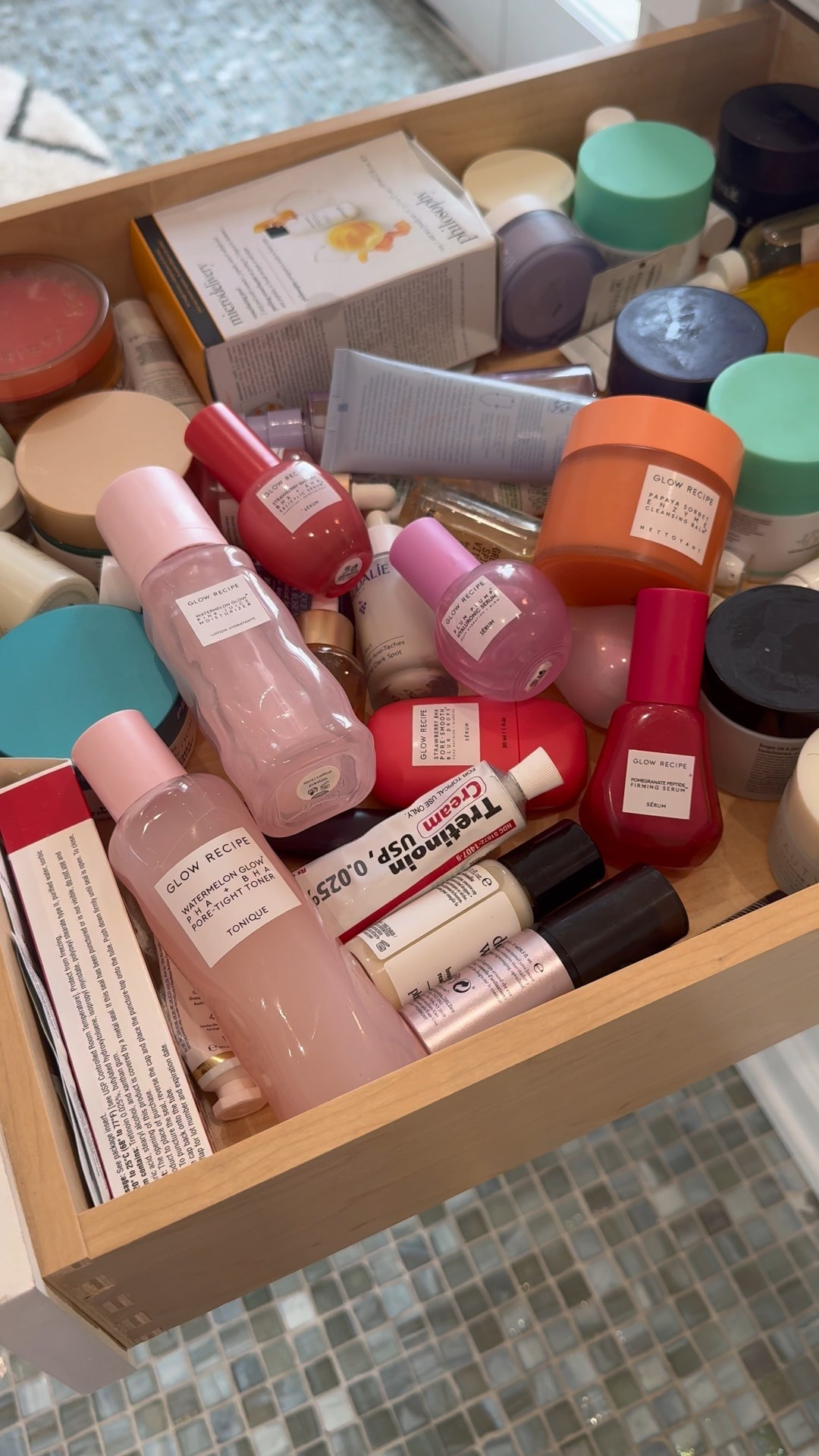 My drawer full of my new favorite obsession GLOW RECIPE. Their whole “glassy skin” is legit. 

#glowrecipe #glassyskin #ltkskincare

#LTKOver40 #LTKBeauty