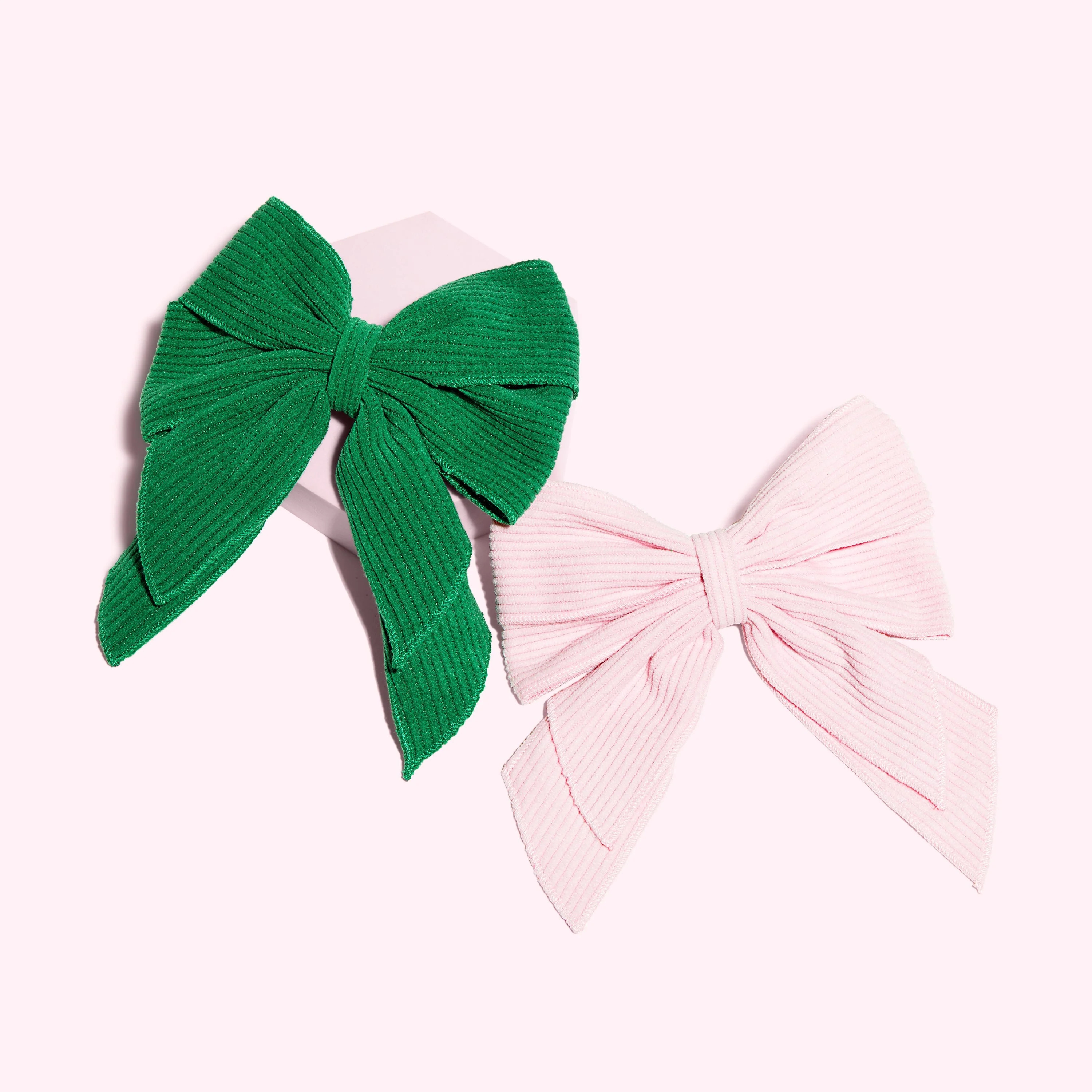 Corduroy Bow Clip - Stoney Clover Lane | Stoney Clover Lane