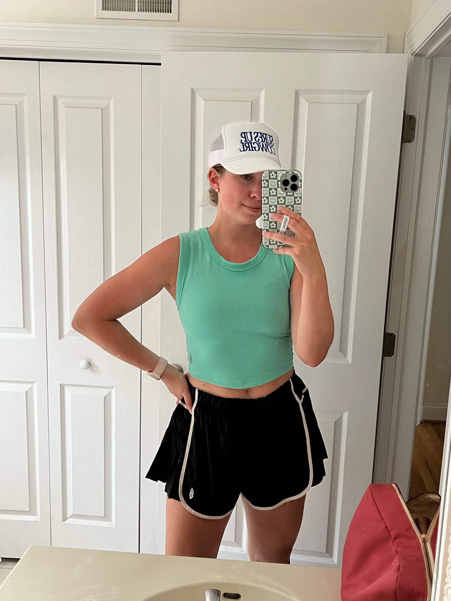 Today’s running outfit— top and bottom are both free people movement, true to size on both. Sneakers are also true to size. 

#LTKFitness #LTKActive