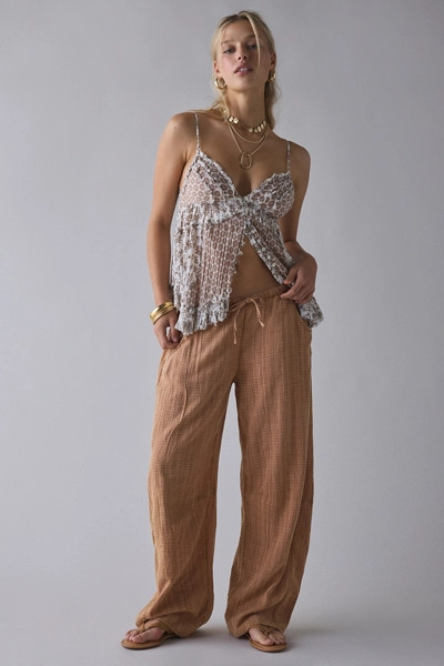 Out From Under Golden Hour Low-Rise Barrel Leg Pant | Urban Outfitters (US and RoW)