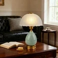 Vintage Lamp for Living Room,16" Modern Ceramic Table Lamps for Bedroom,Retro Bedside Nightstand ... | Walmart (US)