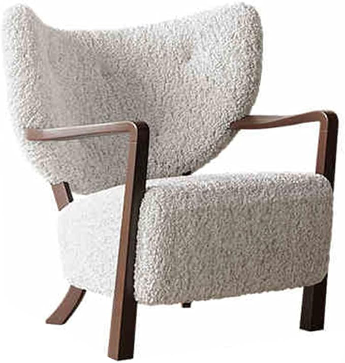 Sofa Chair, Chair Footstool Woolf Medieval French Designer Leisure Retro Home Living Room Solid W... | Amazon (US)