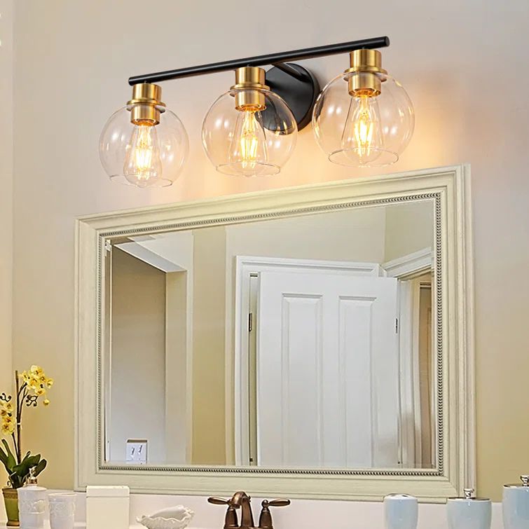 Geneva Dimmable Bathroom Vanity Light Fixtures | Wayfair North America