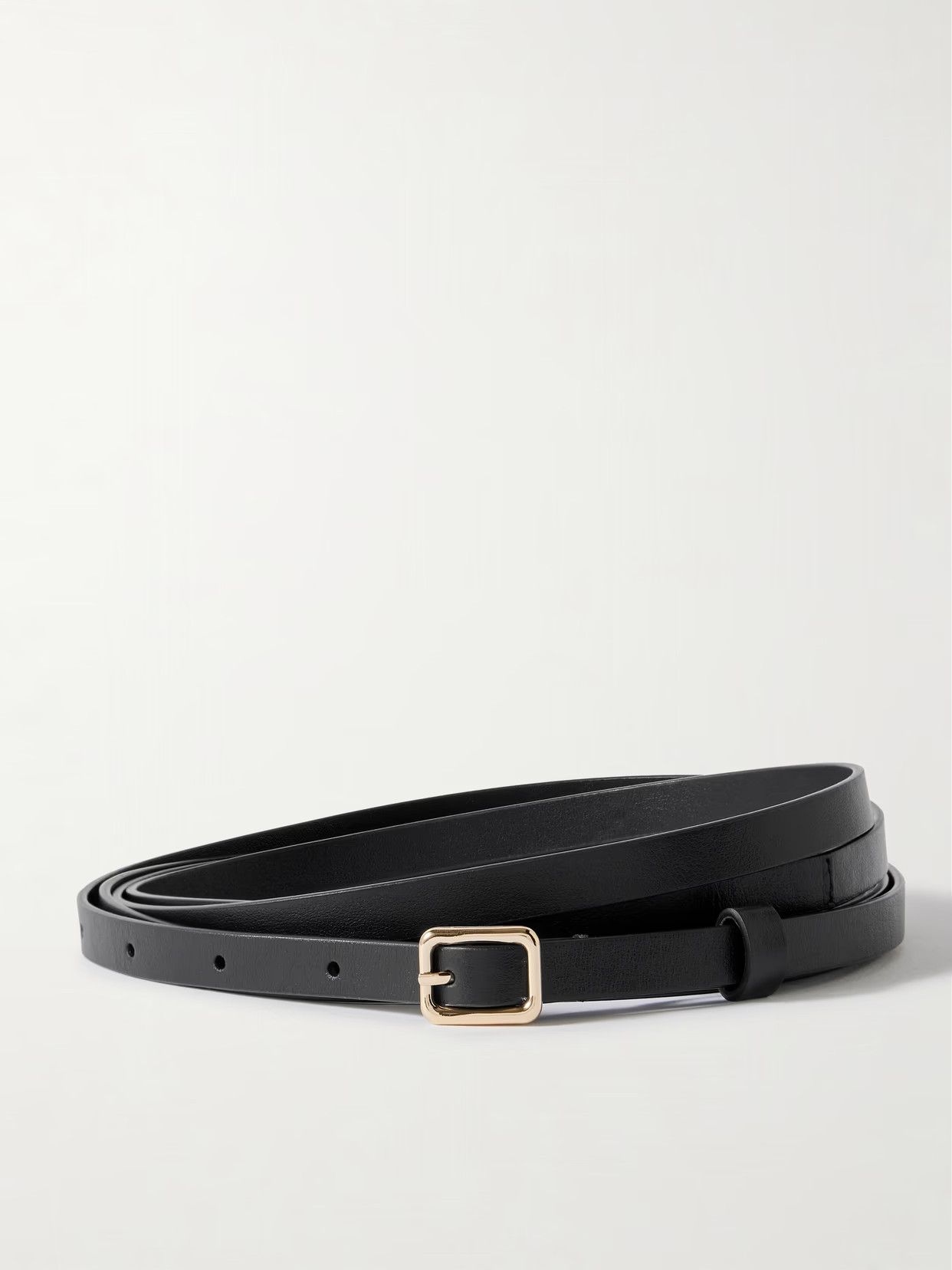 CARVEN - Leather Belt - Black - 85 | NET-A-PORTER APAC