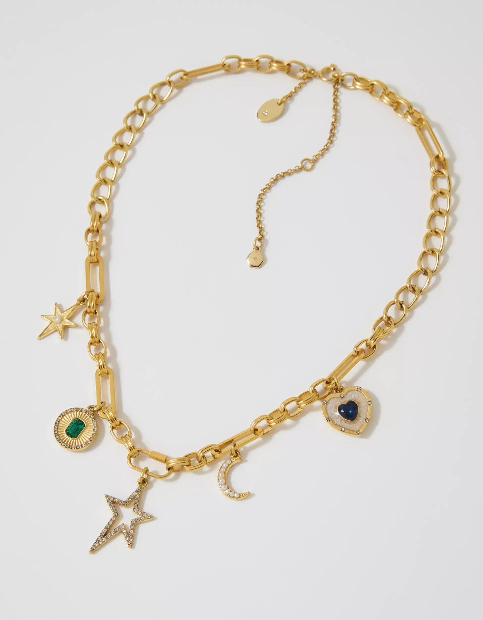 Aerie Chuncky Chain Charm Necklace | Aerie