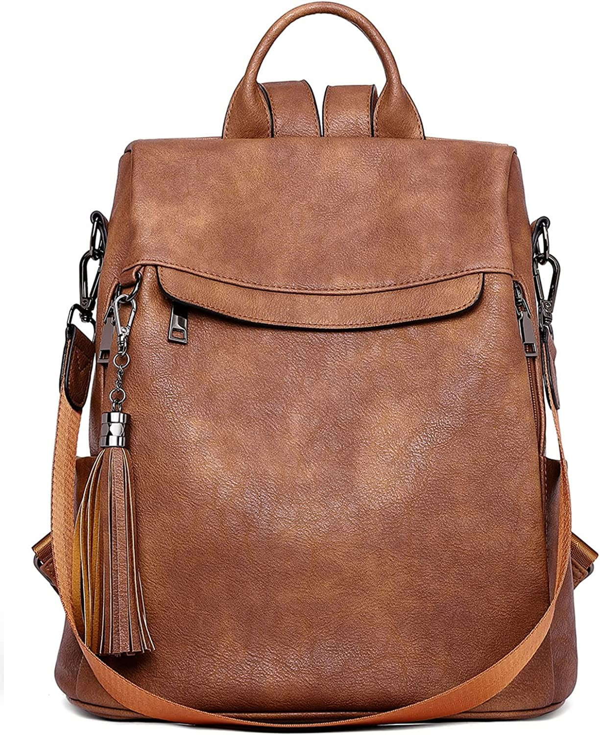 BOSTANTEN Women's Backpack Leather Anti Theft Travel Backpack 2 in 1 Shoulder Bag Large, 1-a-retr... | Amazon (DE)