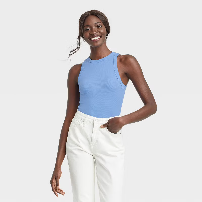 Women's Ribbed Tank Top - A New Day™ | Target