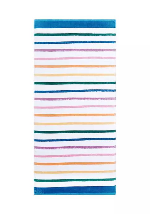 Rainbow Stripe Beach Towel | Belk