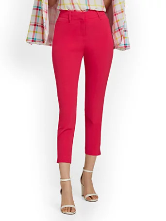 high-waisted capri pant - essential stretch | New York & Company