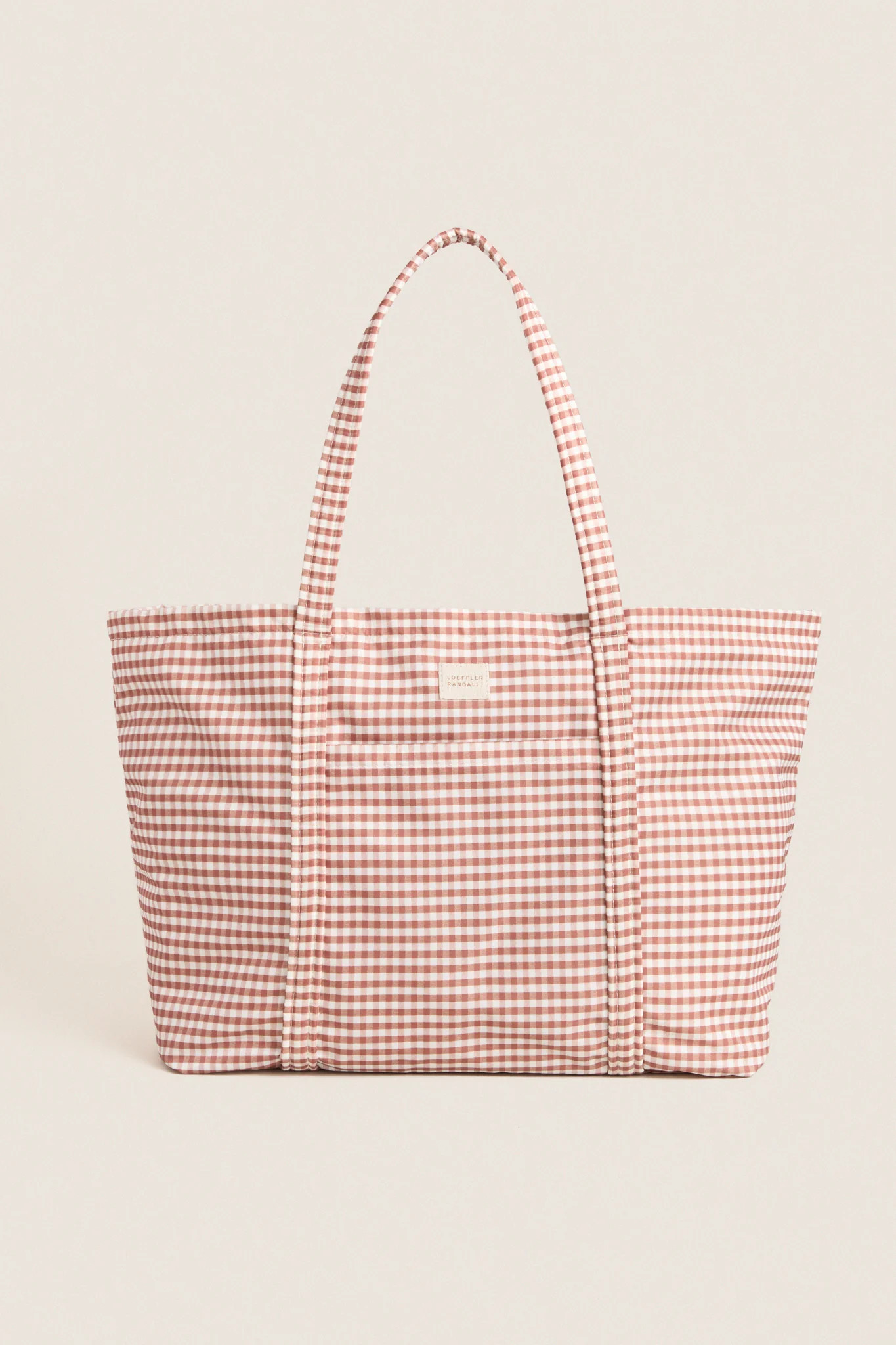 Brown Gingham Dina Tote | Tuckernuck (US)