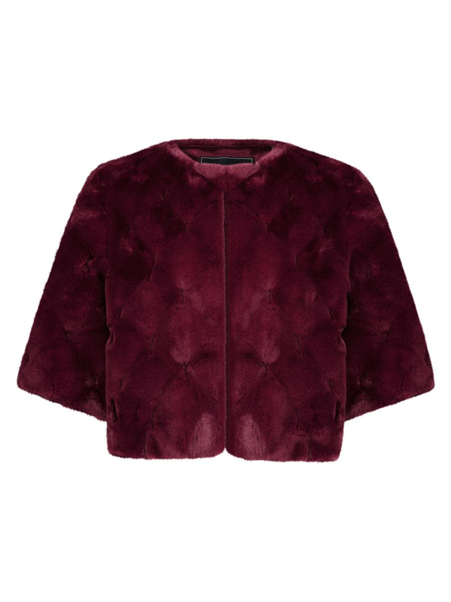 Faux Fur Quilted Plush Shrug | Saks Fifth Avenue