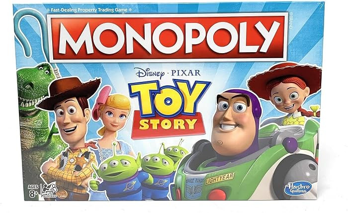 Monopoly Toy Story Board Game Family and Kids Ages 8+, Brown/A | Amazon (US)