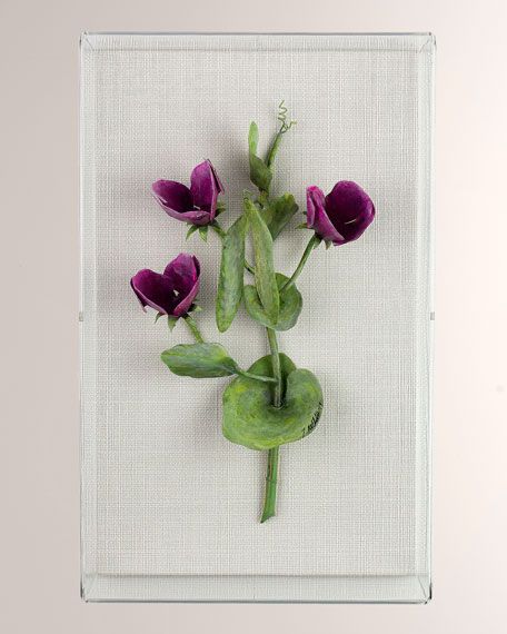 Charlotte Moss for Tommy Mitchell Sweet Pea April Birth Flower Wall Art | Bergdorf Goodman
