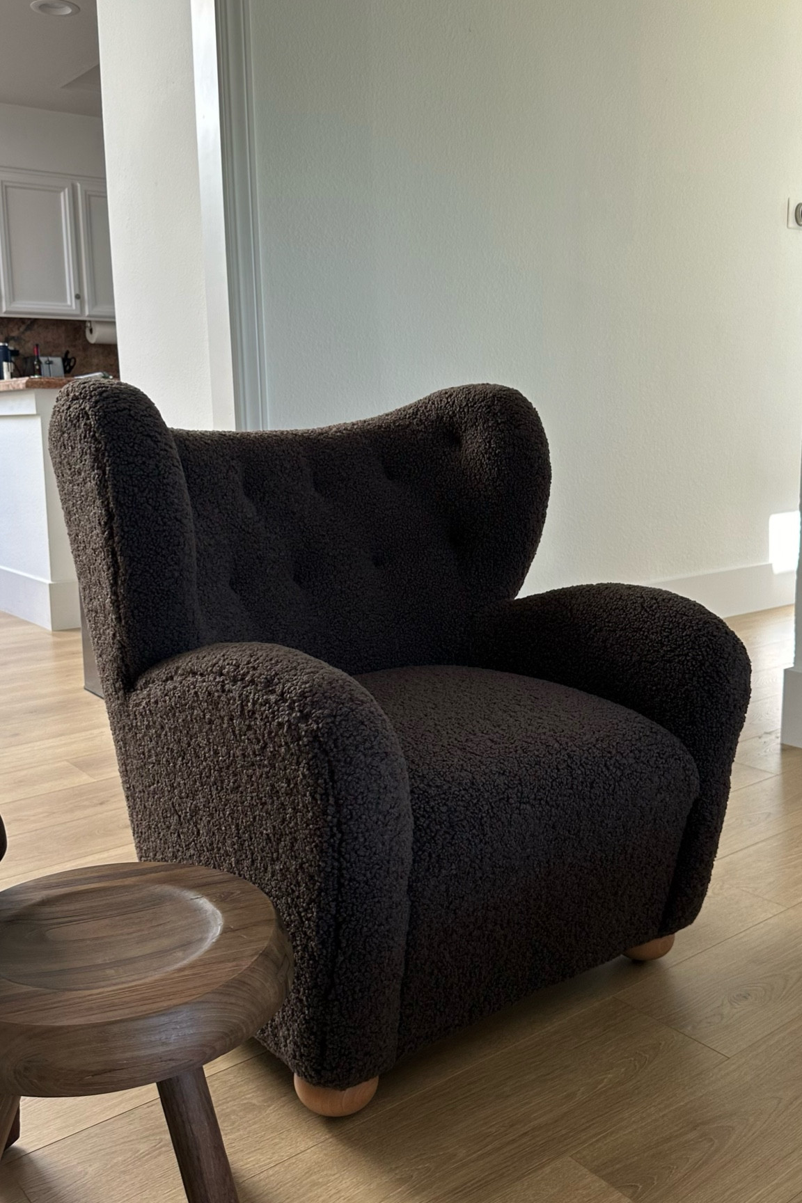 I’ve been looking for the perfect accent chair that doesn’t cost $2-3k and this is a perfect dupe for the ones I’ve been in love with!!! I love the color, it’s not too warm of a brown and it’s soo comfy. Also love the legs on this one!

#LTKSaleAlert #LTKStyleTip #LTKHome