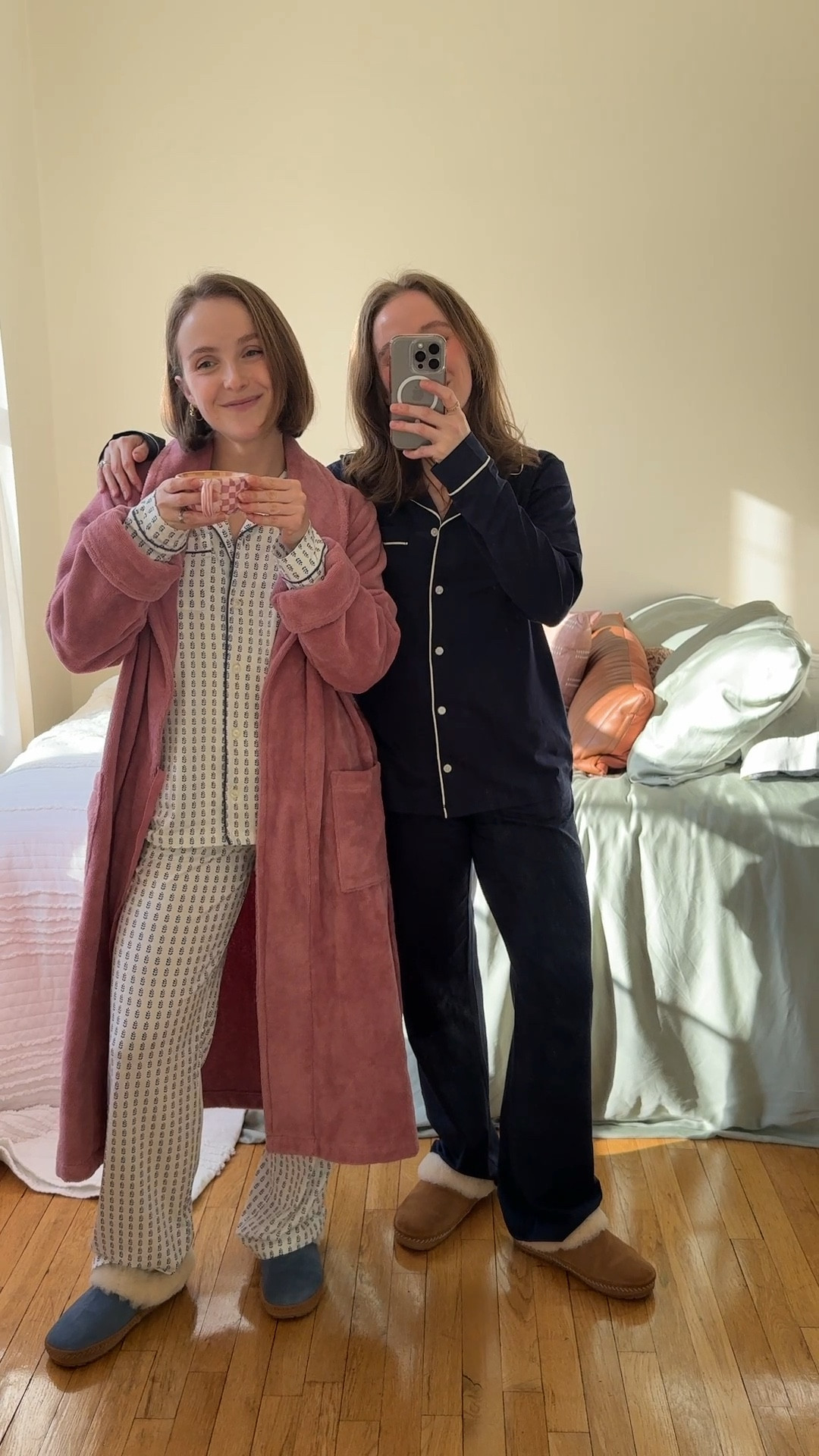 Cozy pajama morning. Xs pajamas. Xs petite robe. 7 slippers our favorites for years! LLBean 

#LTKPetite #LTKmorningroutine