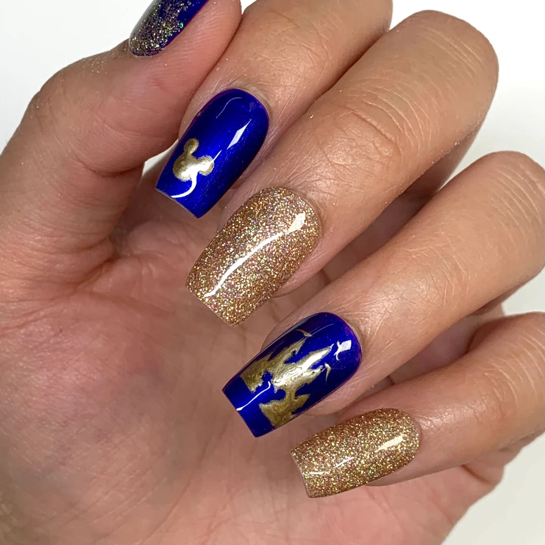 Disney Magic Dream Press on Nails | Disney Nails | Disneyworld | Glue on Nails | Fake Nails | Gif... | Etsy (US)