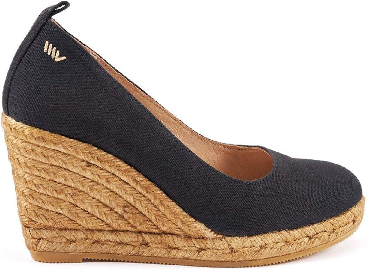 Viscata Marquesa Espadrille Canvas Wedges Spain Handmade 3 ½” Heel Women's Pumps with Breathab... | Amazon (US)