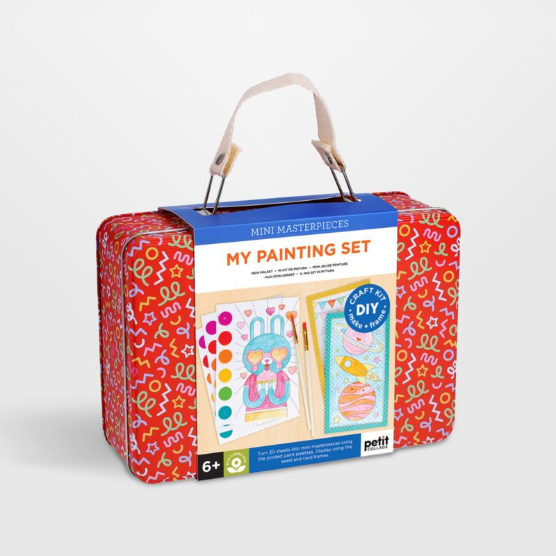 Mini Masterpieces My Painting Set Kids Craft Kit | Crate & Kids | Crate & Barrel