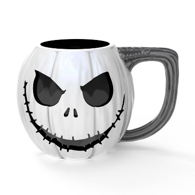 Zak Designs 15.5 fl oz Sculpted Nightmare Before Christmas Dolomite Mug White | Target