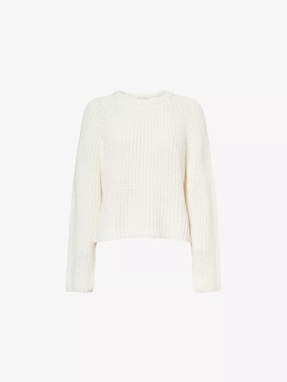 Chunky-Knit Raglan-Sleeve Cotton Jumper | Selfridges