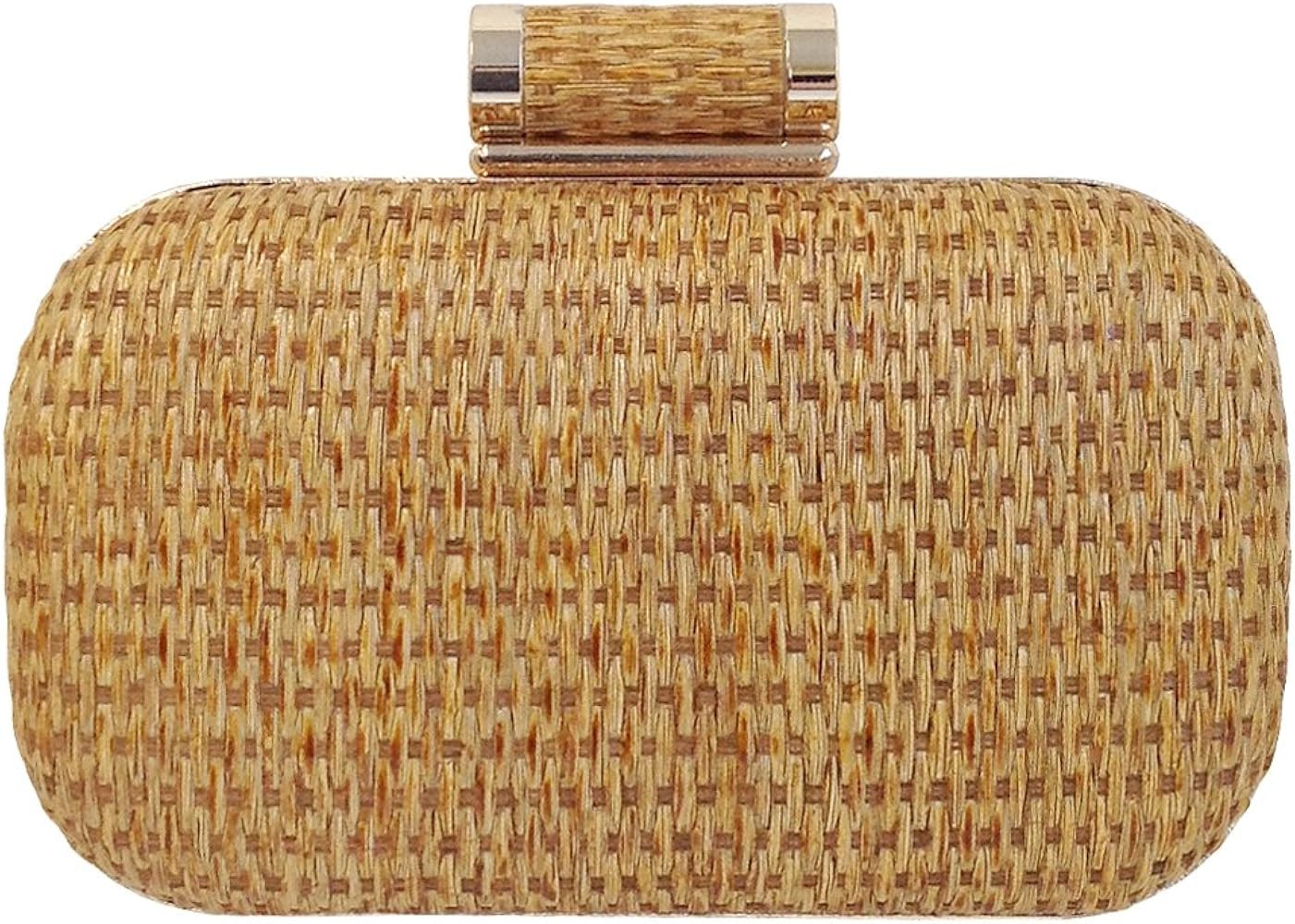 Raffia Straw Box Clutch | Amazon (US)