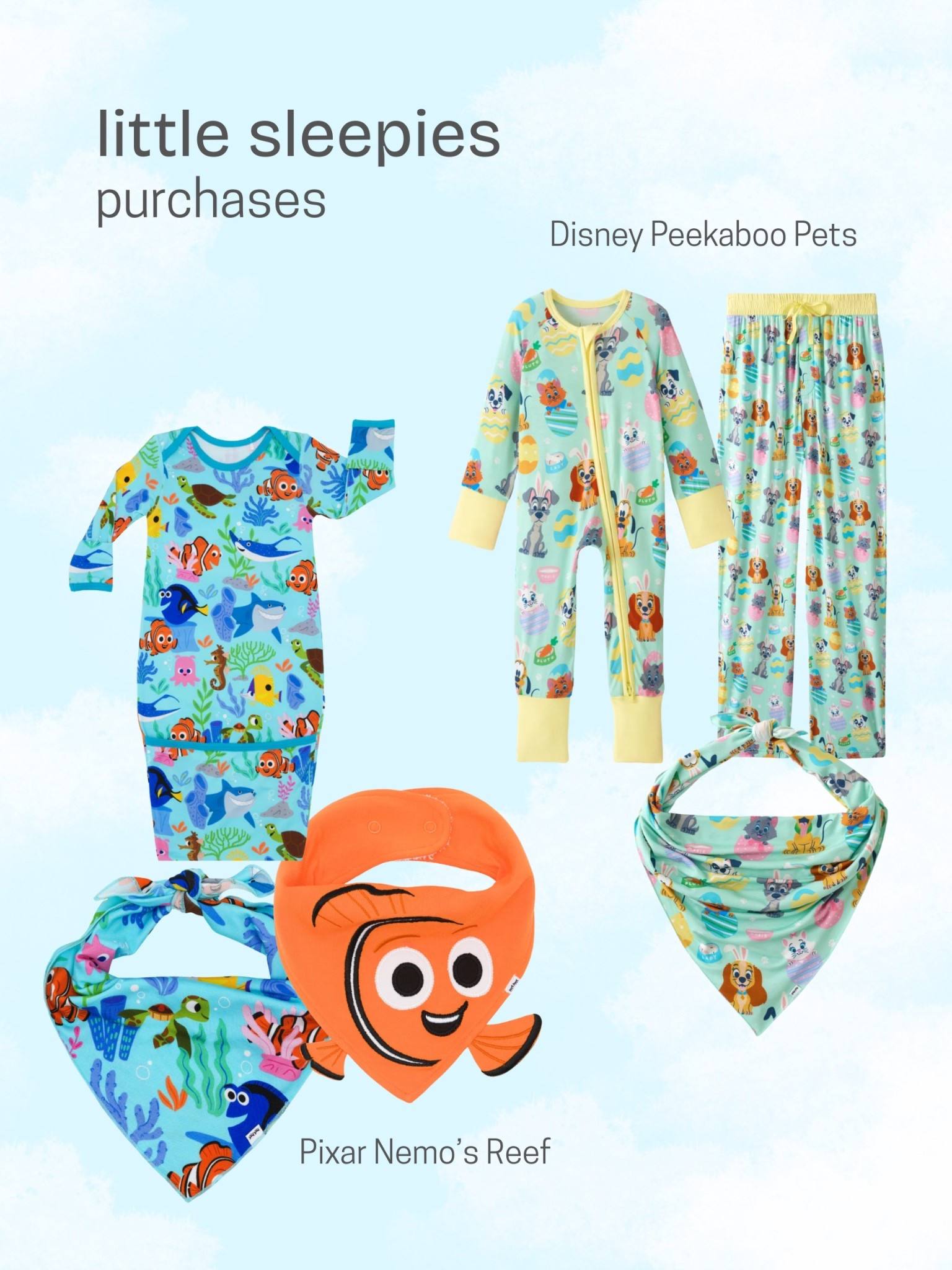 my first Little Sleepies order 😍🩵 
cutie Pixar Nemo’s Reef on clearance & Disney Peekaboo Pets perfect for Easter! 

#LTKootd #LTKmomlife #LTKSeasonal #LTKOver40 #LTKSaleAlert #LTKBaby #LTKKids #LTKSpring #LTKMens #LTKhaul 