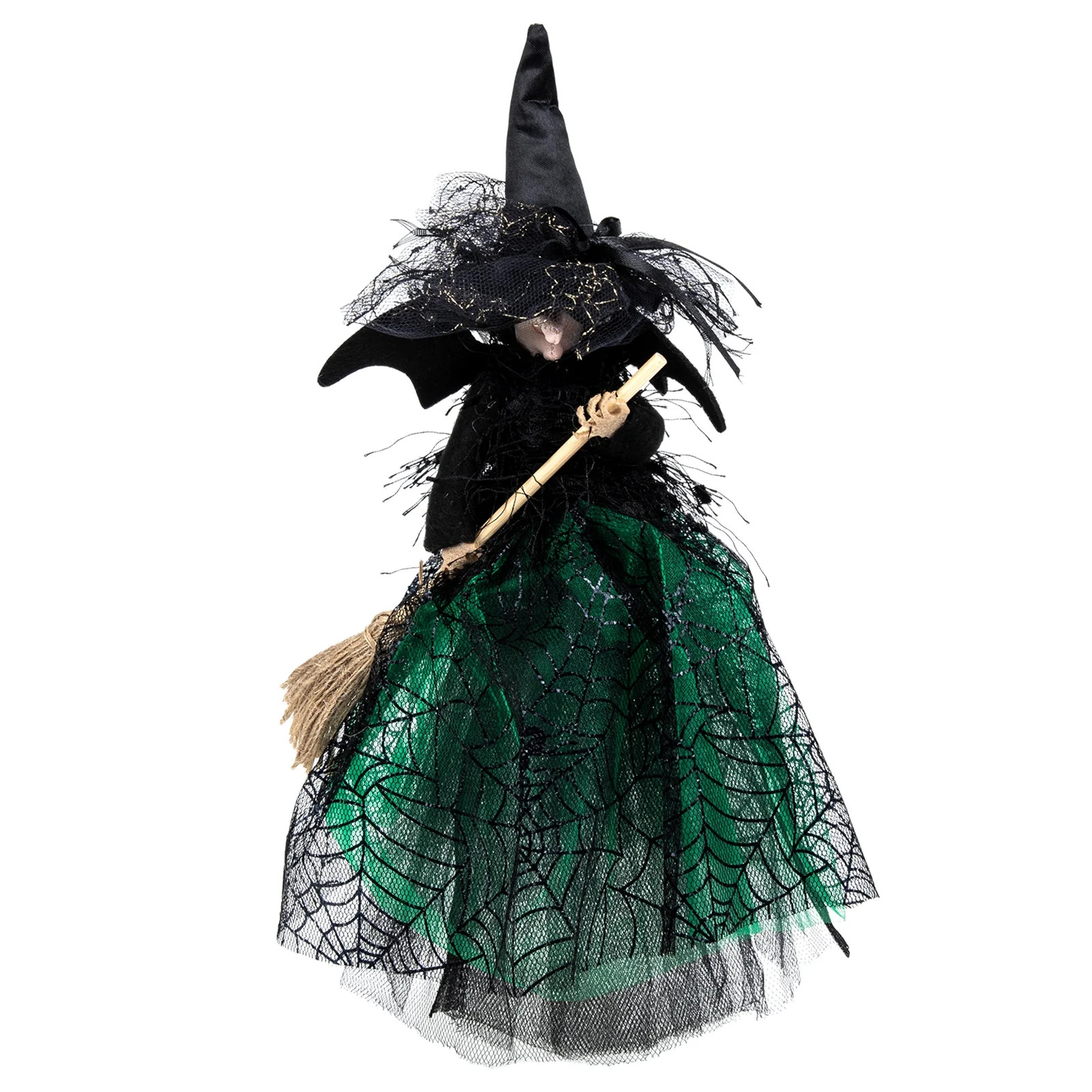 NUOLUX Halloween Cartoon Witch Doll Decor Halloween Tree Topper Witch Doll Desktop Decor | Walmart (US)