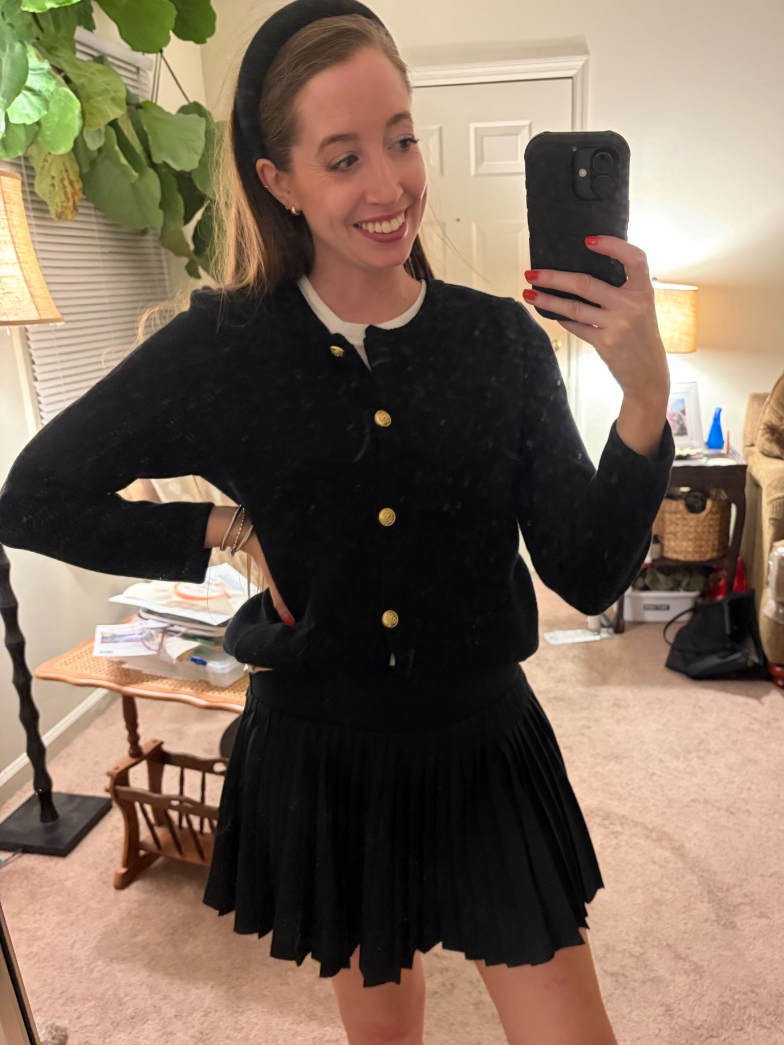 Preppy athleisure outfit! This is my favorite tennis skirt - true to size and $30
Target finds 
Tennis skort 
Lady jacket cardigan

#LTKSeasonal #LTKSaleAlert