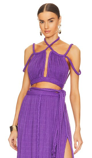 x REVOLVE Aphrodite Top in Violeta | Revolve Clothing (Global)