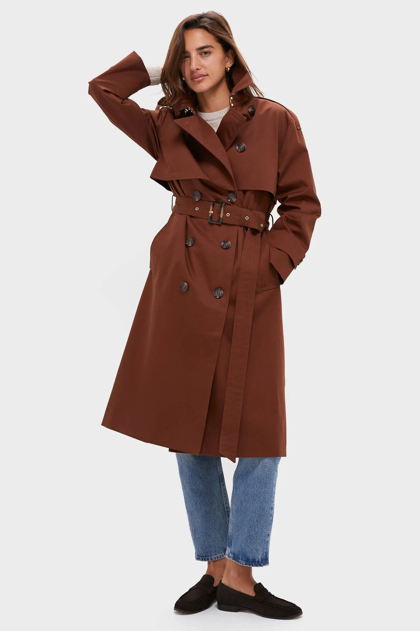 Vicuna Aoife Trench Showerproof Jacket | Tuckernuck (US)
