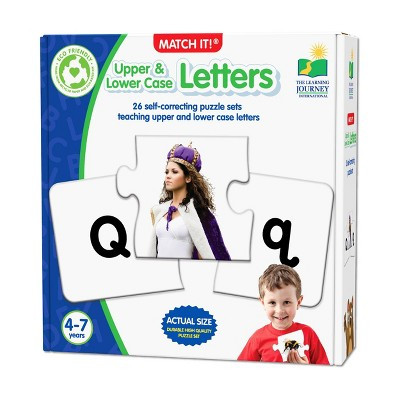 The Learning Journey International Match It! - Upper & Lower Case Letters Board Game | Target