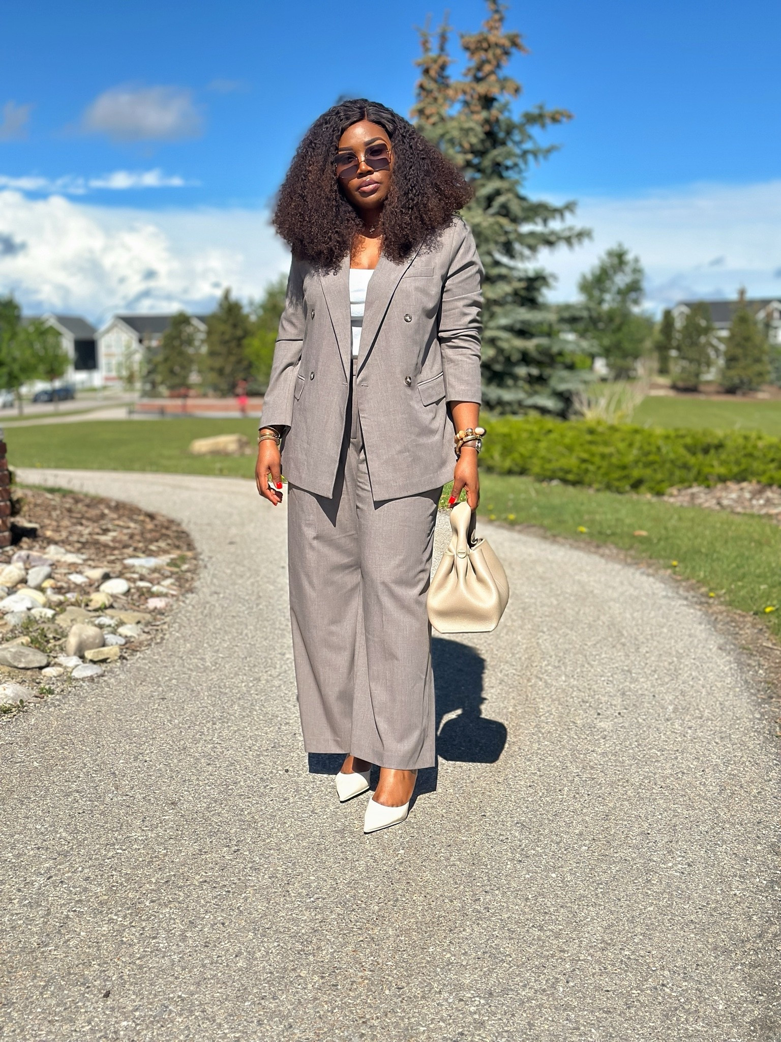 Double breasted suit
