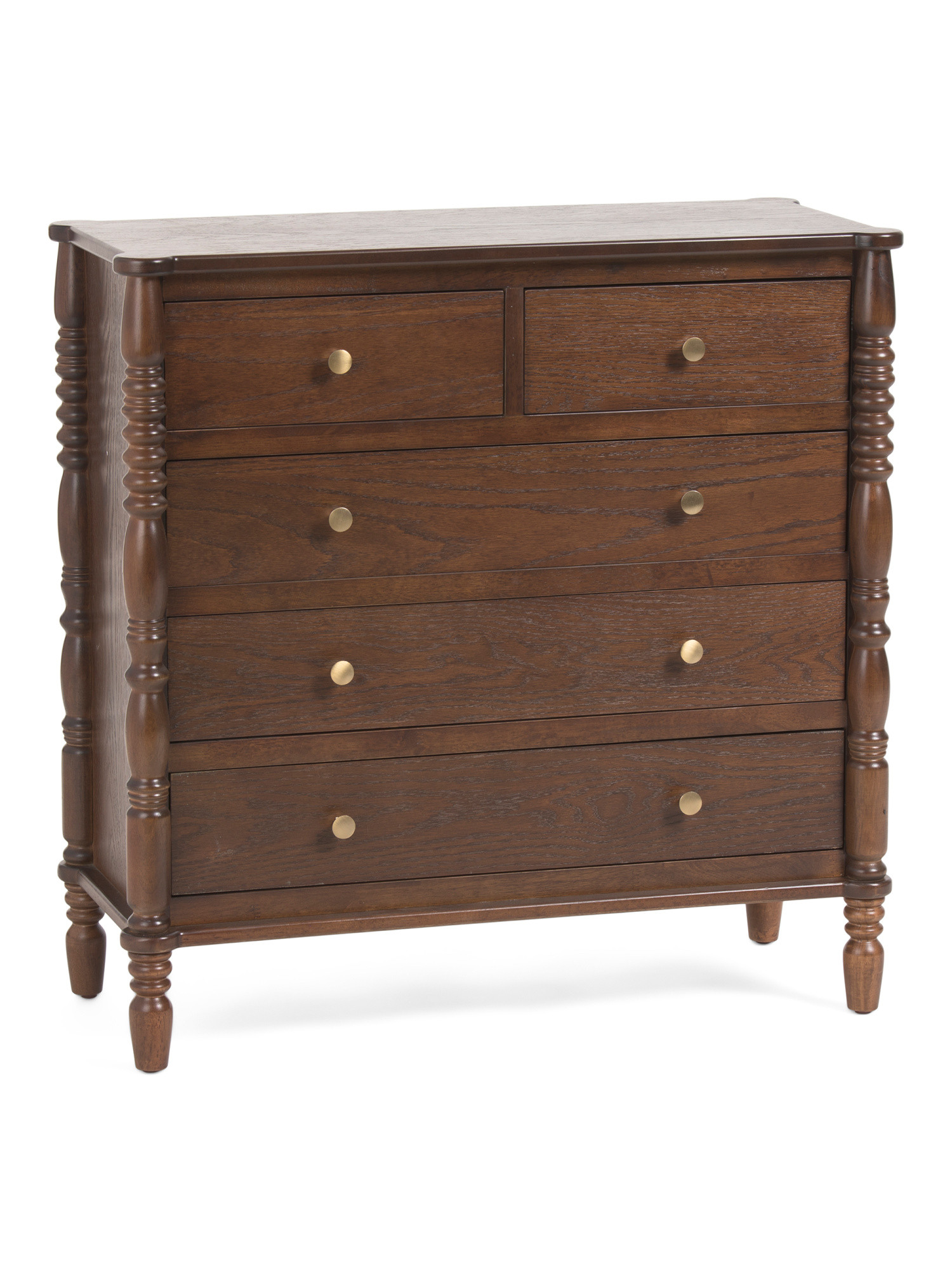 32x14x32 5 Drawer Spindle Dresser | Marshalls