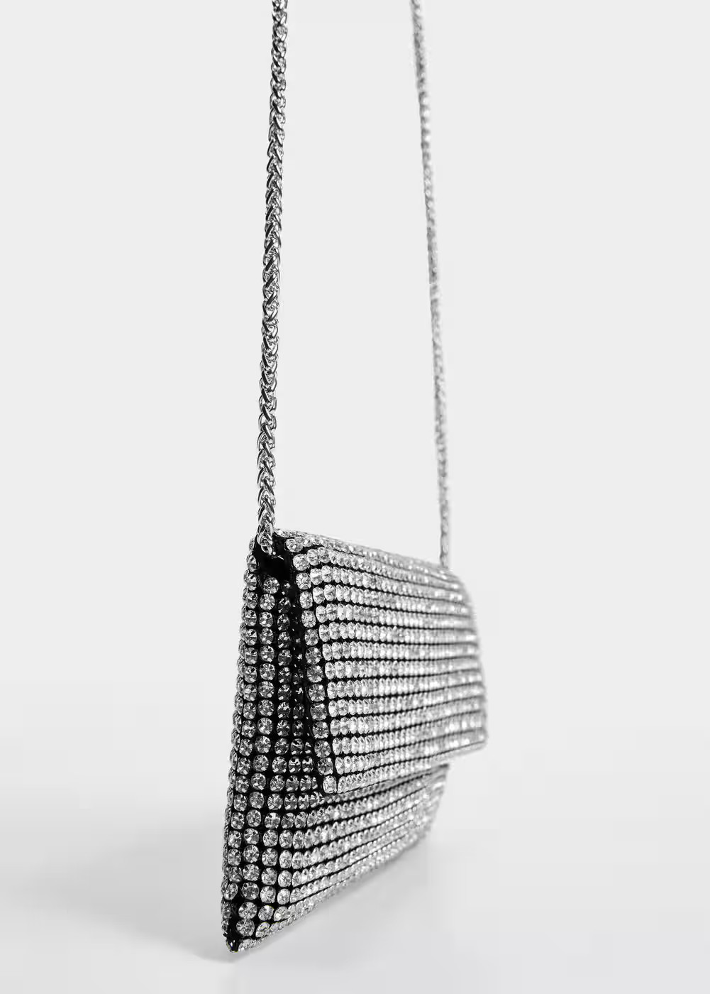 Rhinestone chain bag -  Women | Mango USA | MANGO (US)