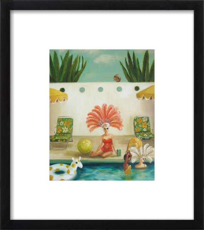 Poolside by Janet Hill on Artfully Walls | Artfully Walls