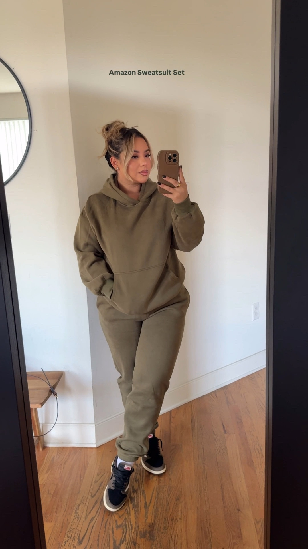 If you’re looking for a cozy, thick, great quality sweater set — this is it🤍☁️ I have in two other colors and I LOVE. Wearing a M but size up for a baggy fit. 

#LTKSeasonal #LTKStyleTip #LTKMidsize