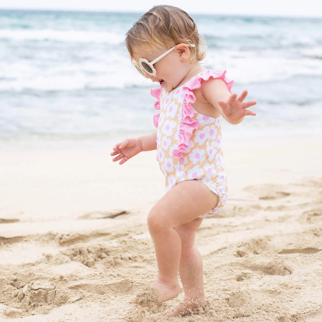 Double Ruffle One Piece | Sunshine Daisy | Caden Lane