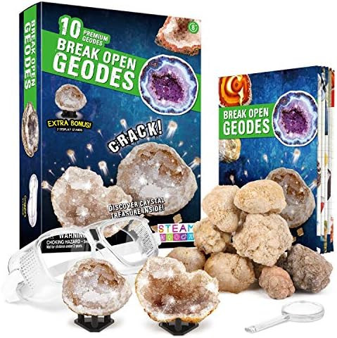 XXTOYS Break Open 10 Premium Geodes – Includes Goggles, Detailed Learning Guide & 2 Display Sta... | Amazon (CA)