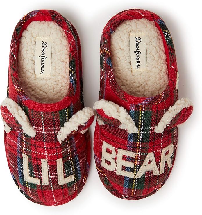 Dearfoams Unisex-Child Lil Bear Slipper | Amazon (US)