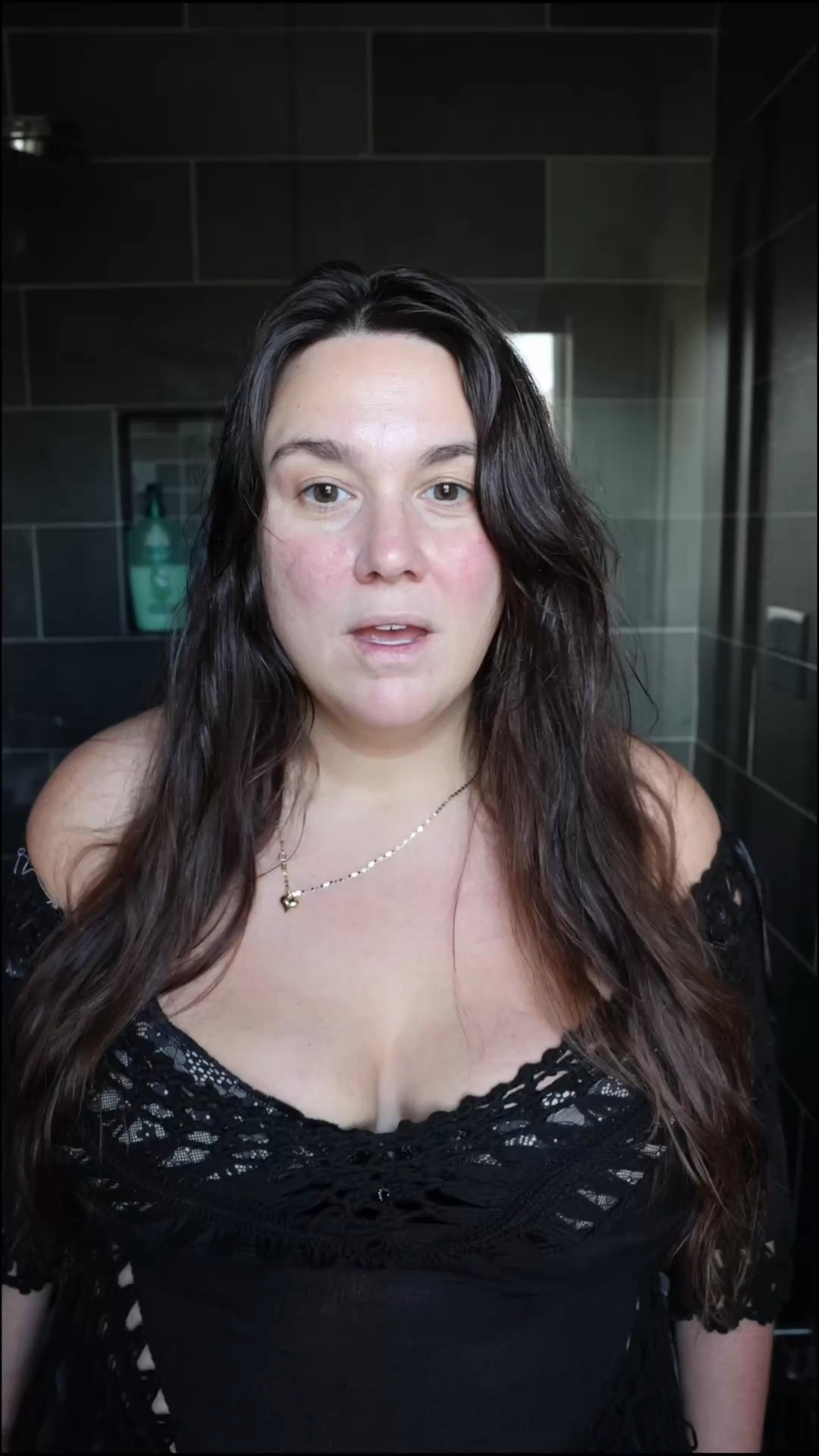 GRWM for a model call! beauty skincare after 40 mature skin redness rosacea all black outfit plus size 

#LTKvlog #LTKBeauty #LTKPlusSize