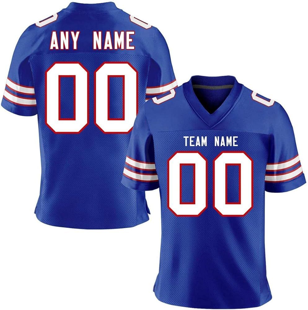 Custom Football City Team Jersey Personalized Stitched Team&Your Name and Number for Men/Women/Yo... | Amazon (US)
