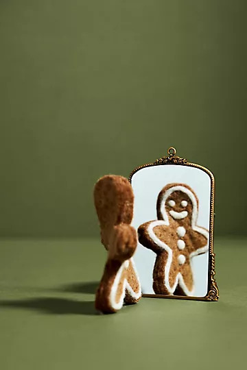 Gleaming Primrose Mirror Ornament | Anthropologie (US)