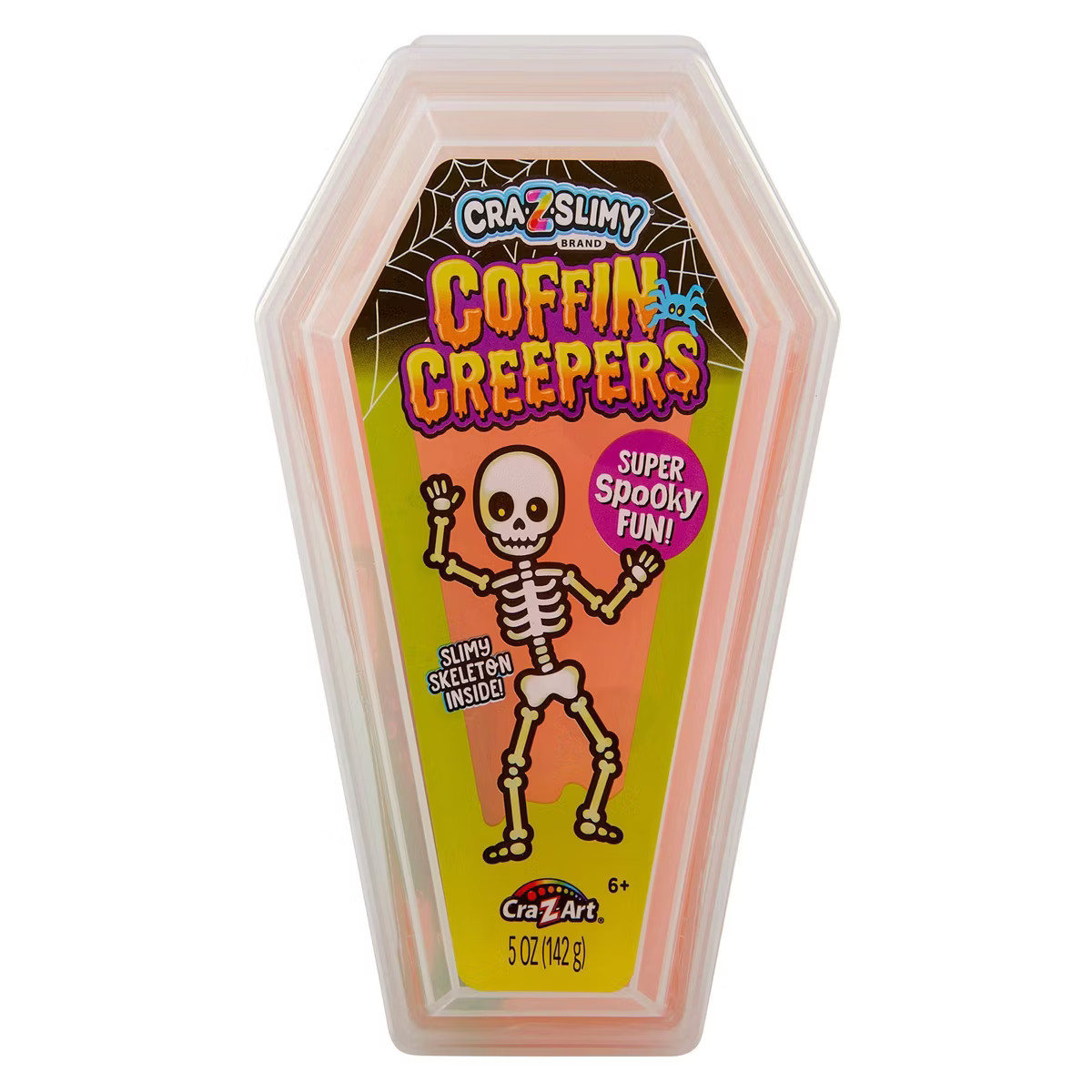 Cra-Z-Slimy Halloween Coffin Creepers Slime Orange | Target