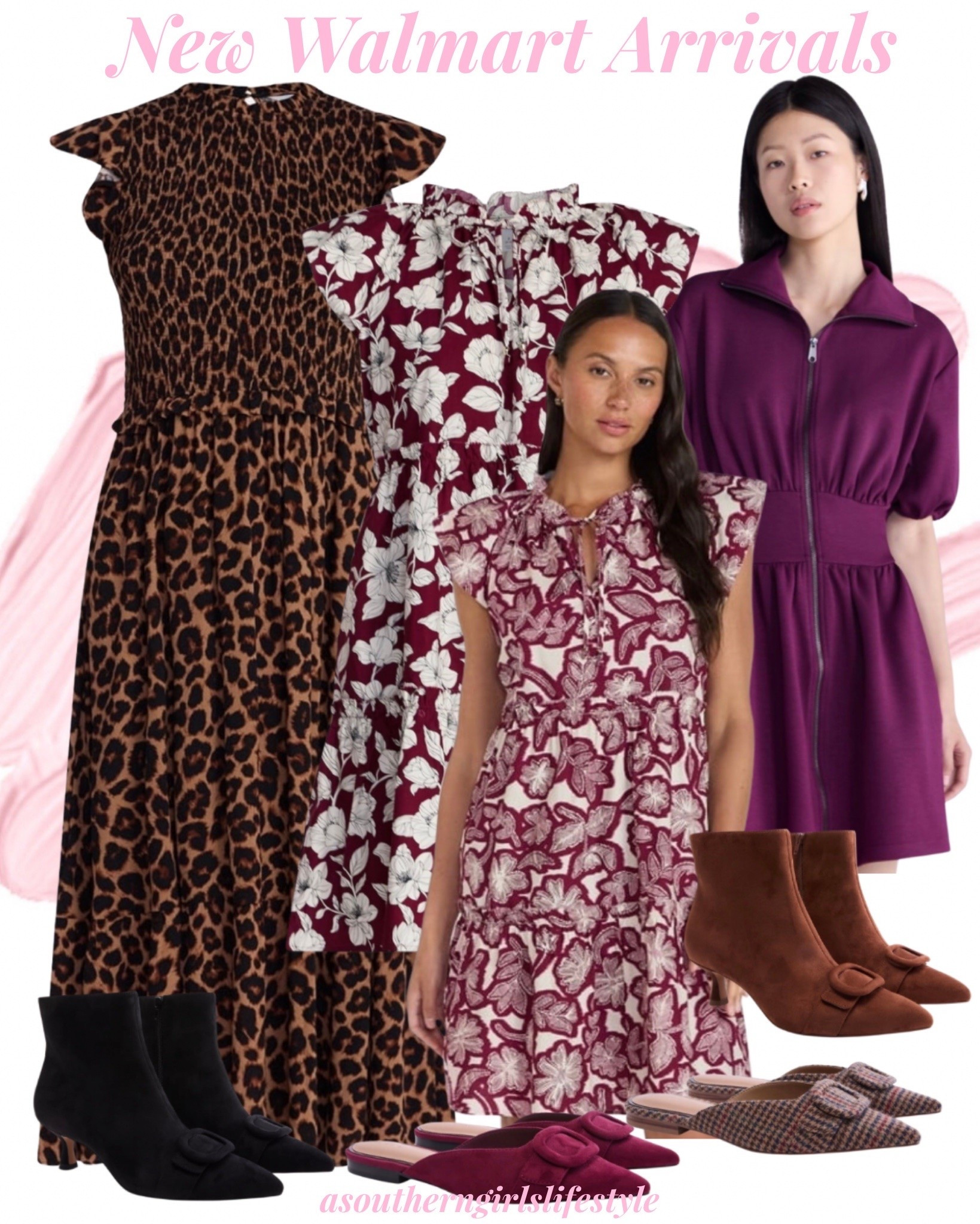 New Walmart Arrivals for Early Fall

Smocked Animal Print Midi Dress (comes in a floral too), Flutter Sleeve Dresses, Scubaknit Zipper Front Dress, Faux Suede Buckle Mules & Buckle Kitten Heel Booties

@Walmart Fall Outfits Women. Fall Dresses. Teacher Outfits. Business Casual Workwear

#LTKootd #LTKSeasonal #LTKPetite