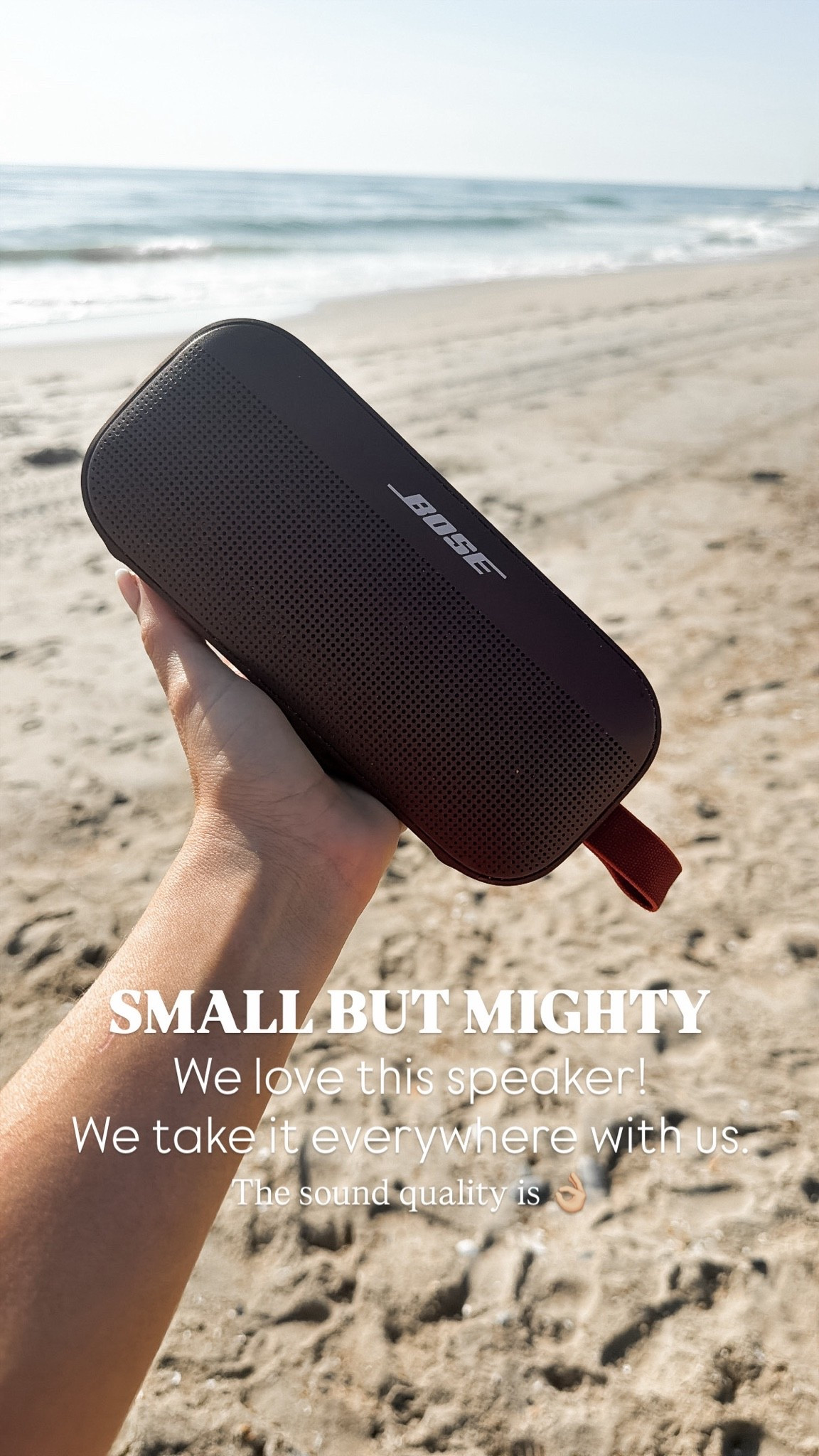 $100 ! The best bluetooth speaker for on the go! Beach, lake, picnic, small party. This thing can produce some sound! The quality is 10/10 we take it everywhere with us.#Bose

#LTKTravel #LTKActive #LTKU